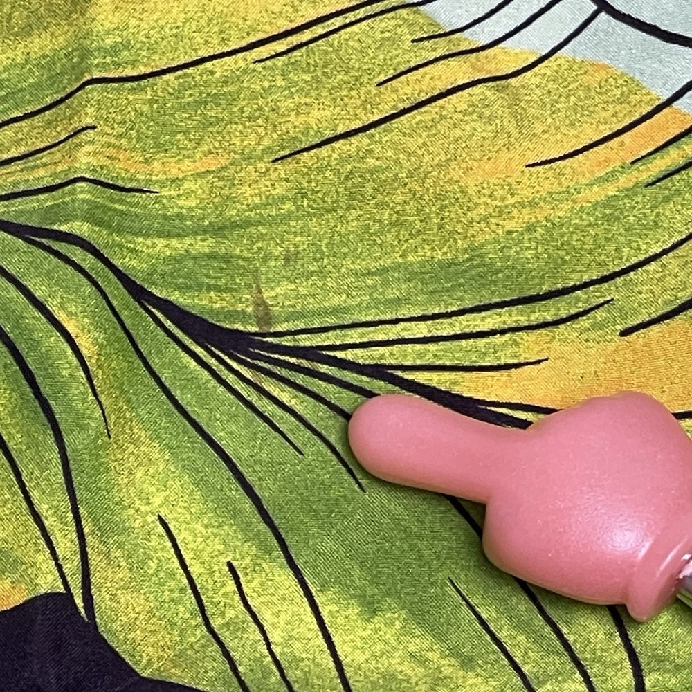 Tori Richard Honolulu Medium Green Pink Black Hawaiian 100% Silk Resort Dress - Picture 10 of 13